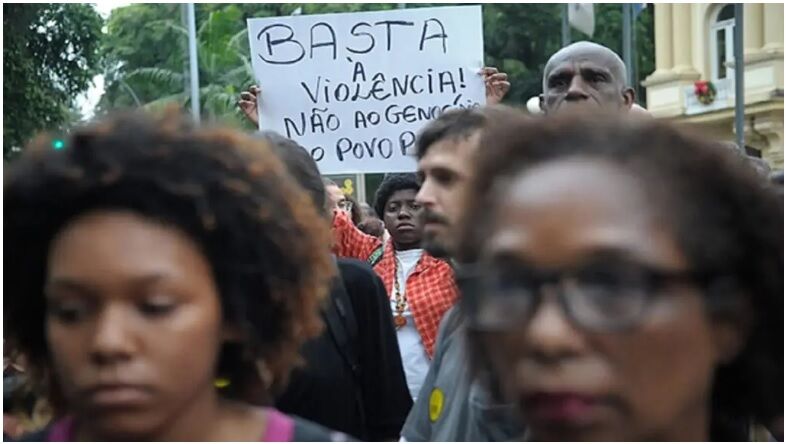 policia, brasil, negros